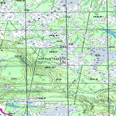 Avenza Systems Inc. Soviet Genshtab map - q37-137/138 - Russia digital map
