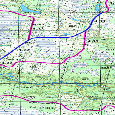 Avenza Systems Inc. Soviet Genshtab map - q37-137/138 - Russia digital map