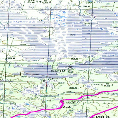 Avenza Systems Inc. Soviet Genshtab map - q37-141/142 - Russia digital map