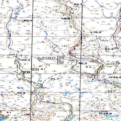 Avenza Systems Inc. Soviet Genshtab map - q38-007/008 - Russia digital map