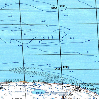 Avenza Systems Inc. Soviet Genshtab map - q38-051/052--(1986) - Russia digital map