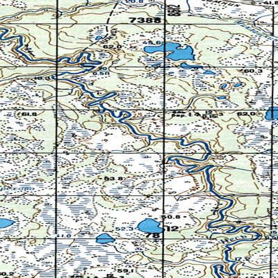 Avenza Systems Inc. Soviet Genshtab map - q38-055/056--(1984) - Russia digital map