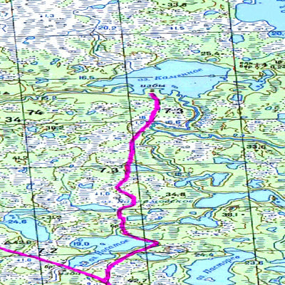 Avenza Systems Inc. Soviet Genshtab map - q38-061/062 - Russia digital map