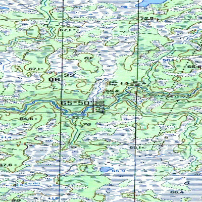 Avenza Systems Inc. Soviet Genshtab map - q38-079/080 - Russia digital map