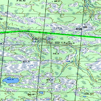 Avenza Systems Inc. Soviet Genshtab map - q38-083/084 - Russia digital map