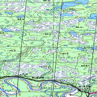 Avenza Systems Inc. Soviet Genshtab map - q38-083/084 - Russia digital map