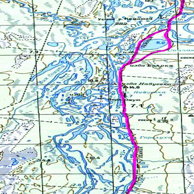 Avenza Systems Inc. Soviet Genshtab map - q38-087/088 - Russia digital map