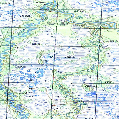 Avenza Systems Inc. Soviet Genshtab map - q38-093/094 - Russia digital map