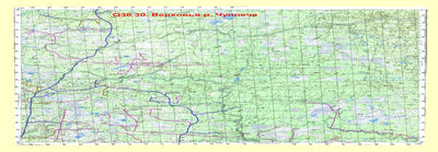Avenza Systems Inc. Soviet Genshtab map - q38-121/122 - Russia digital map