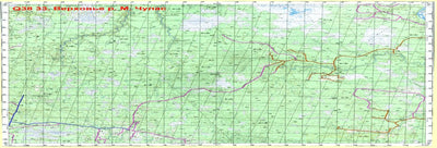 Avenza Systems Inc. Soviet Genshtab map - q38-127/128 - Russia digital map