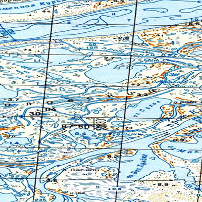Avenza Systems Inc. Soviet Genshtab map - q39-011/012 - Russia digital map