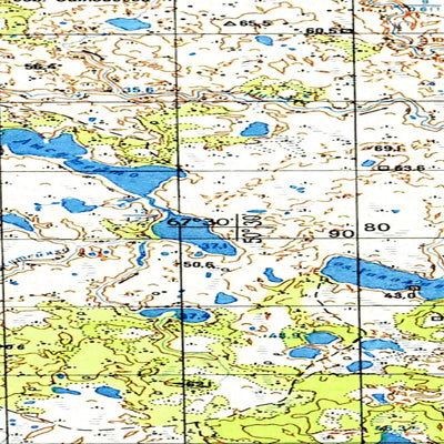 Avenza Systems Inc. Soviet Genshtab map - q39-017/018 - Russia digital map