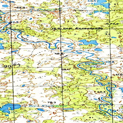 Avenza Systems Inc. Soviet Genshtab map - q39-017/018 - Russia digital map