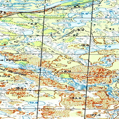 Avenza Systems Inc. Soviet Genshtab map - q39-021/022 - Russia digital map