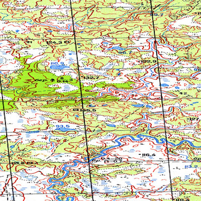 Avenza Systems Inc. Soviet Genshtab map - q39-025/026 - Russia digital map