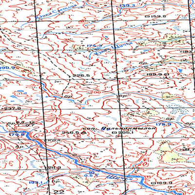 Avenza Systems Inc. Soviet Genshtab map - q39-027/028 - Russia digital map