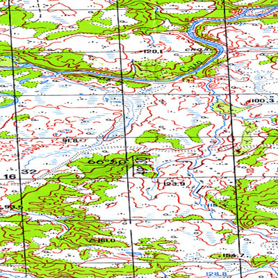 Avenza Systems Inc. Soviet Genshtab map - q39-039/040 - Russia digital map