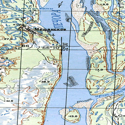 Avenza Systems Inc. Soviet Genshtab map - q39-069/070--(1961) - Russia digital map