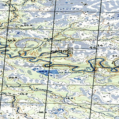 Avenza Systems Inc. Soviet Genshtab map - q39-071/072--(1965) - Russia digital map