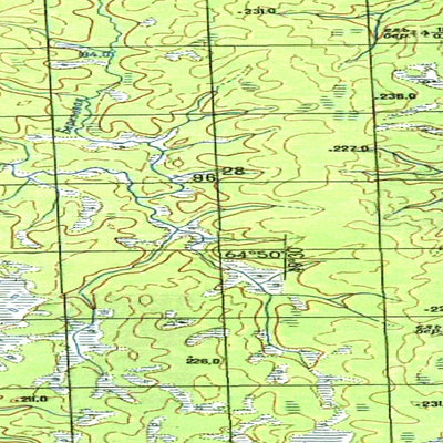 Avenza Systems Inc. Soviet Genshtab map - q39-075/076 - Russia digital map