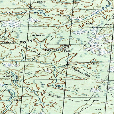 Avenza Systems Inc. Soviet Genshtab map - q39-095/096--(1983) - Russia digital map