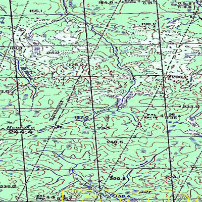 Avenza Systems Inc. Soviet Genshtab map - q39-109/110 - Russia digital map