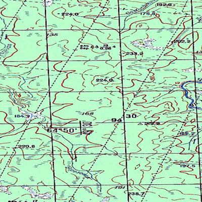 Avenza Systems Inc. Soviet Genshtab map - q39-111/112 - Russia digital map