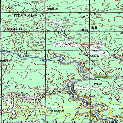 Avenza Systems Inc. Soviet Genshtab map - q39-113/114 - Russia digital map