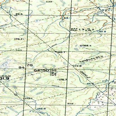 Avenza Systems Inc. Soviet Genshtab map - q39-117/118--(1963) - Russia digital map