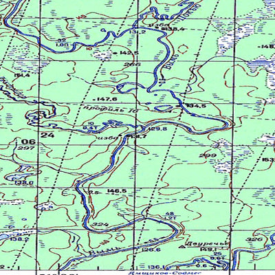 Avenza Systems Inc. Soviet Genshtab map - q39-139/140 - Russia digital map