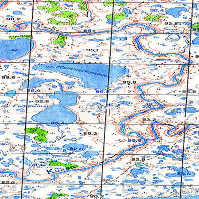 Avenza Systems Inc. Soviet Genshtab map - q40-021/022 - Russia digital map