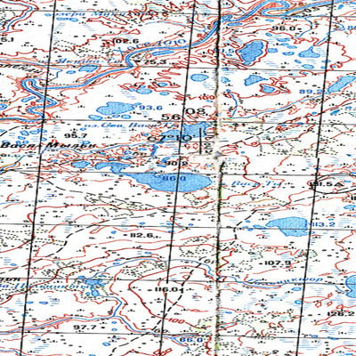 Avenza Systems Inc. Soviet Genshtab map - q40-035/036 - Russia digital map
