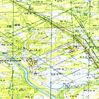 Avenza Systems Inc. Soviet Genshtab map - q40-055/056 - Russia digital map