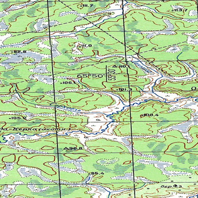 Avenza Systems Inc. Soviet Genshtab map - q40-075/076--(1961) - Russia digital map