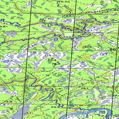 Avenza Systems Inc. Soviet Genshtab map - q40-083/084 - Russia digital map