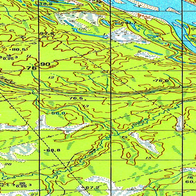 Avenza Systems Inc. Soviet Genshtab map - q40-089/090 - Russia digital map