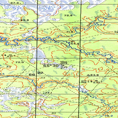 Avenza Systems Inc. Soviet Genshtab map - q40-091/092 - Russia digital map