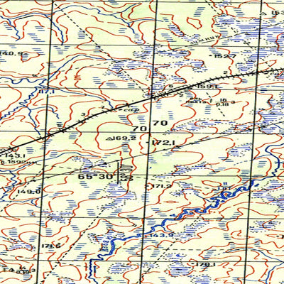 Avenza Systems Inc. Soviet Genshtab map - q40-093/094 - Russia digital map