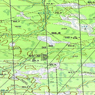 Avenza Systems Inc. Soviet Genshtab map - q40-099/100 - Russia digital map
