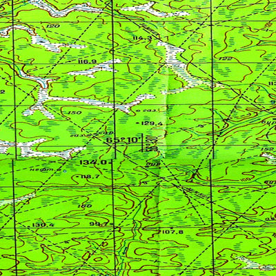 Avenza Systems Inc. Soviet Genshtab map - q40-101/102 - Russia digital map