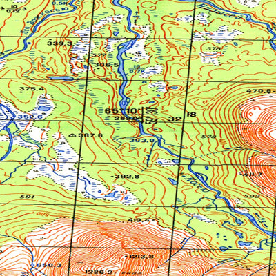 Avenza Systems Inc. Soviet Genshtab map - q40-107/108 - Russia digital map