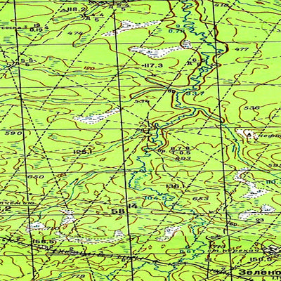 Avenza Systems Inc. Soviet Genshtab map - q40-123/124 - Russia digital map