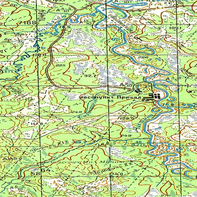 Avenza Systems Inc. Soviet Genshtab map - q40-125/126 - Russia digital map