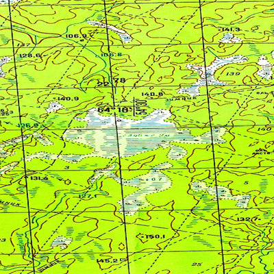 Avenza Systems Inc. Soviet Genshtab map - q40-133/134 - Russia digital map