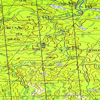 Avenza Systems Inc. Soviet Genshtab map - q40-133/134 - Russia digital map