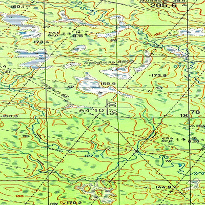 Avenza Systems Inc. Soviet Genshtab map - q40-137/138 - Russia digital map