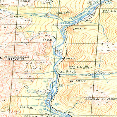 Avenza Systems Inc. Soviet Genshtab map - q40-143/144 - Russia digital map