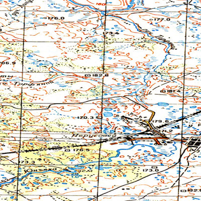 Avenza Systems Inc. Soviet Genshtab map - q41-021/022 - Russia digital map