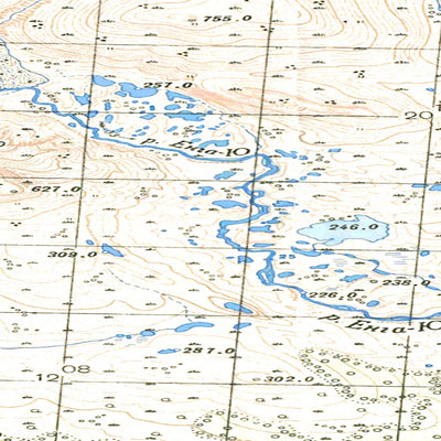Avenza Systems Inc. Soviet Genshtab map - q41-047/048 - Russia digital map