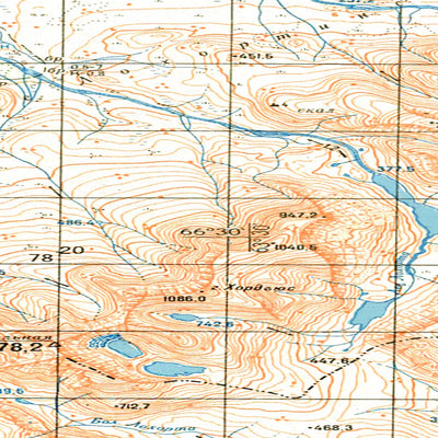 Avenza Systems Inc. Soviet Genshtab map - q41-055/056 - Russia digital map
